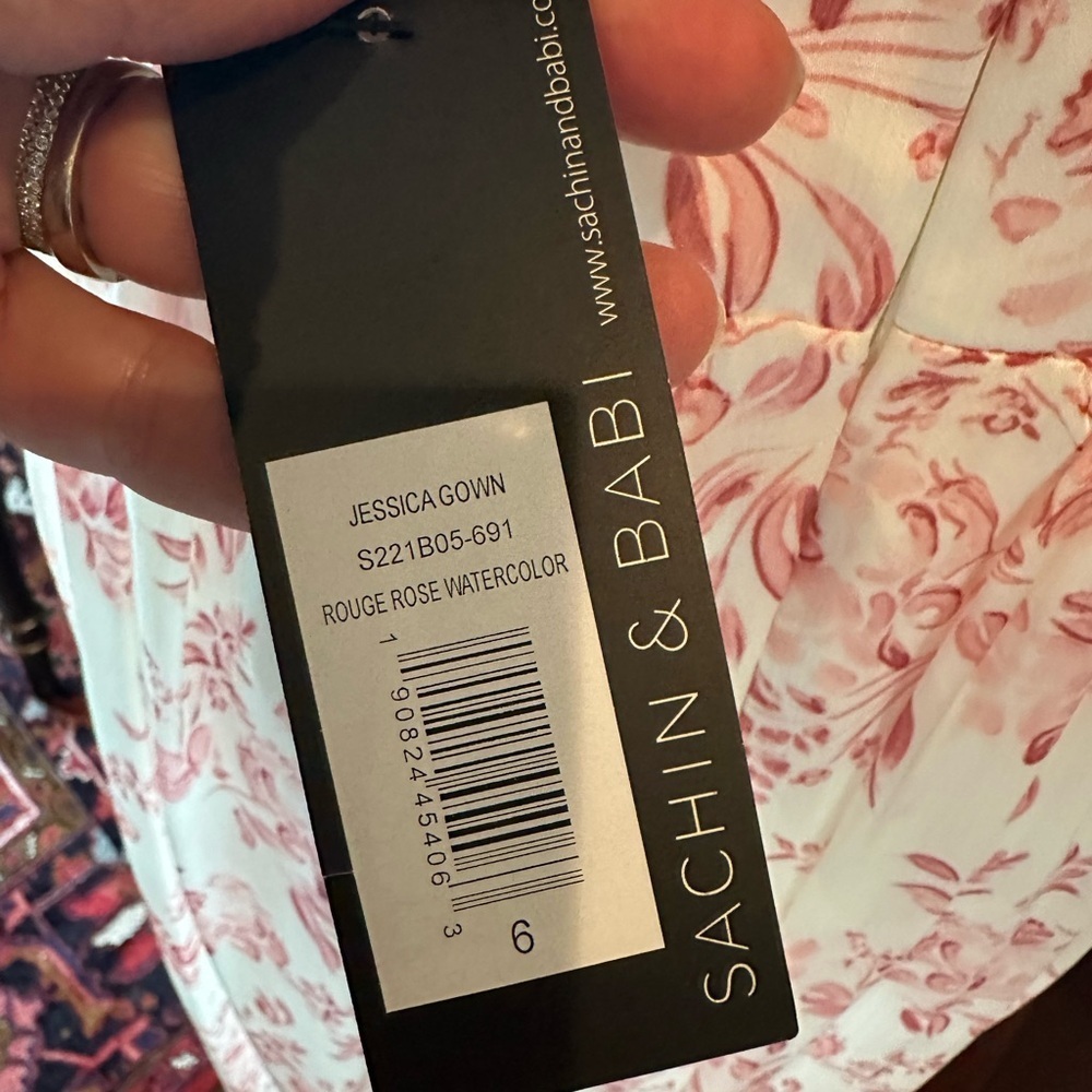 Sachin + Babi Jessica Rouge Rose Gown - Picture 5 of 5
